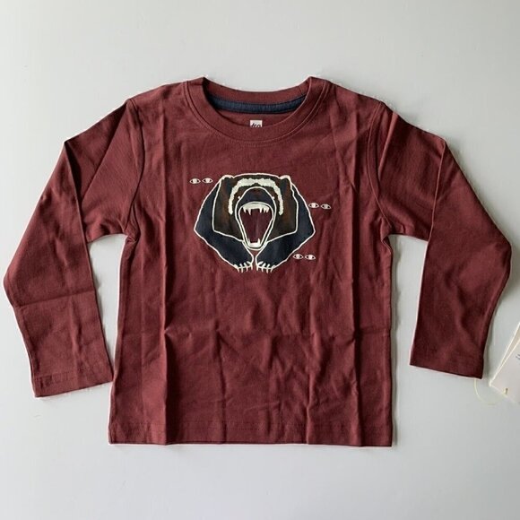 NWT Tea Collection Wild Wolverine Tee 3T - Picture 1 of 6